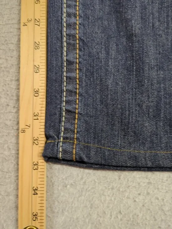 Ariat FR Jeans Mens 34x34 Blue M5 Straight Flame Resistant CAT 2 Workwear - Picture 8 of 11